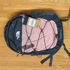 THE NORTH FACE Borealis Backpack/Bag Rose Tan/Asphalt Grey Womens $99